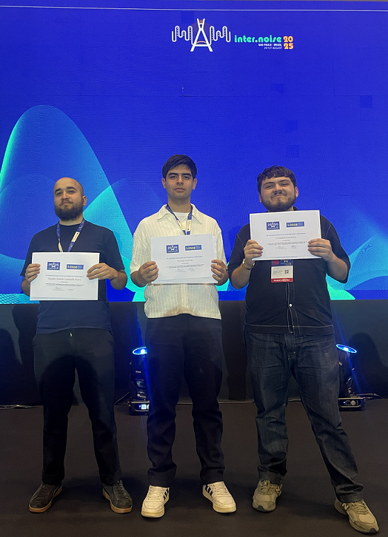 ACOUSPHEM members recognised as Young Professional Award winners at INTER-NOISE 2025